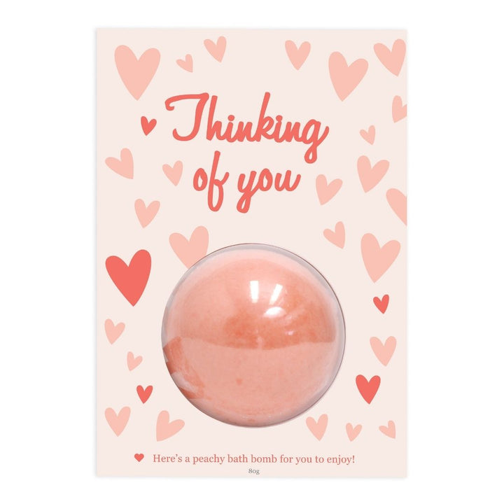 'Thinking Of You' Bath Bomb Gift Card, Card-[ Projectgenz][Daretodreamshop]